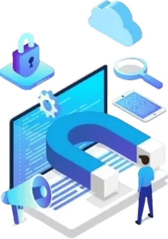 Digital security and data management concept